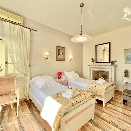 ヴィラ Kaminaki Panorama With Private Pool By Dadovillas Katávolos
